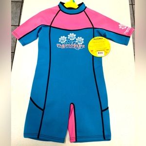 ThermoSkinz Shorty Pink Girls Size 8 Wet Suit